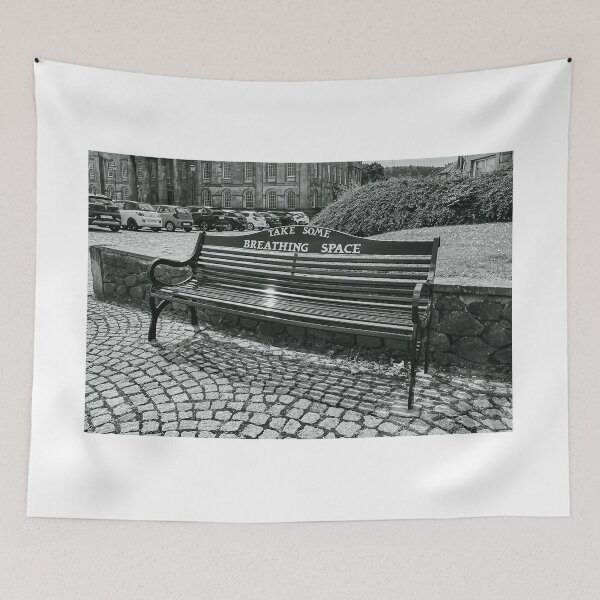 Item preview, black and white bench in Greenock designed and sold by RJW Images.