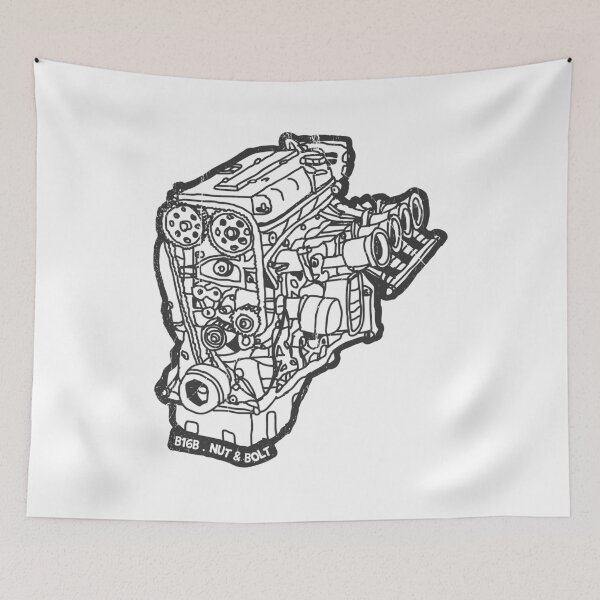 Item preview, Honda Civic Type R EK9 B16B Engine designed and sold by Design by Twain.