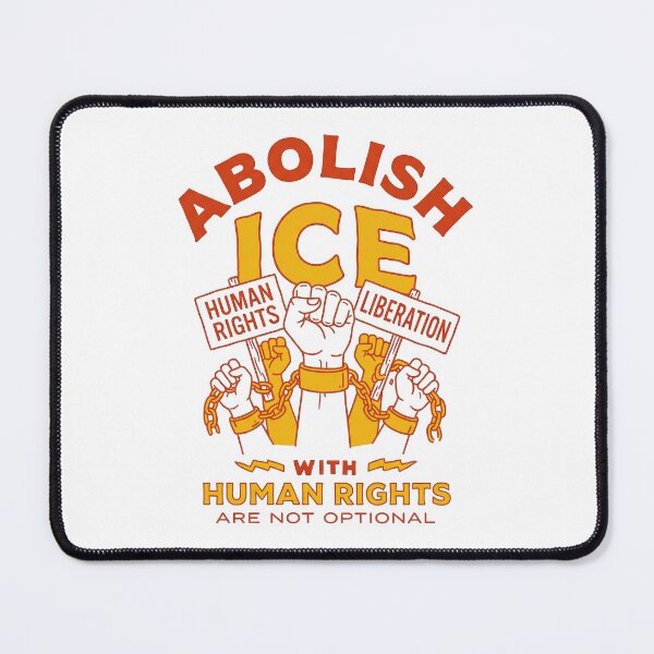Item preview, Abolish ICE Human Rights Liberation Fists Breaking Chains Art designed and sold by zzz888.