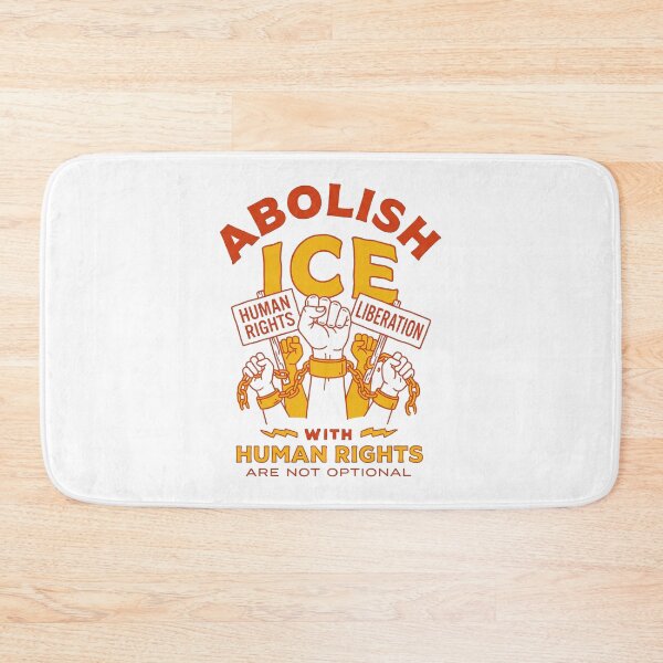 Item preview, Abolish ICE Human Rights Liberation Fists Breaking Chains Art designed and sold by zzz888.
