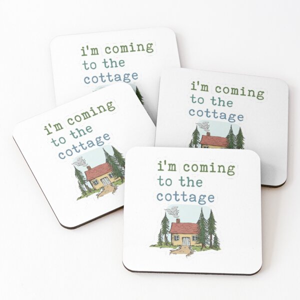 Item preview, I’m Coming to the Cottage – Cozy Cottagecore Aesthetic Illustration designed and sold by Yoraaaz.