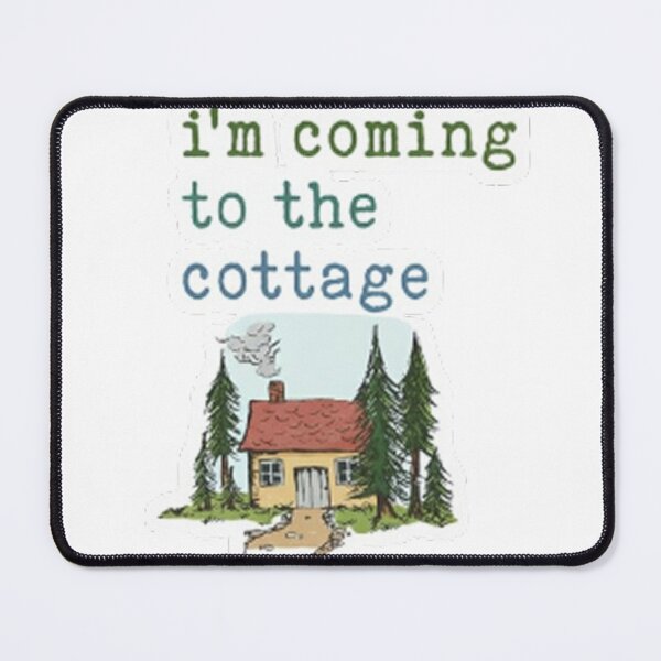 Item preview, I’m Coming to the Cottage – Cozy Cottagecore Aesthetic Illustration designed and sold by Yoraaaz.