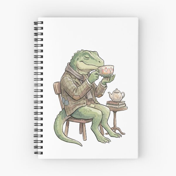 Item preview, Funny DnD RPG Monster: Tea-Time Lizardman designed and sold by bapupa.