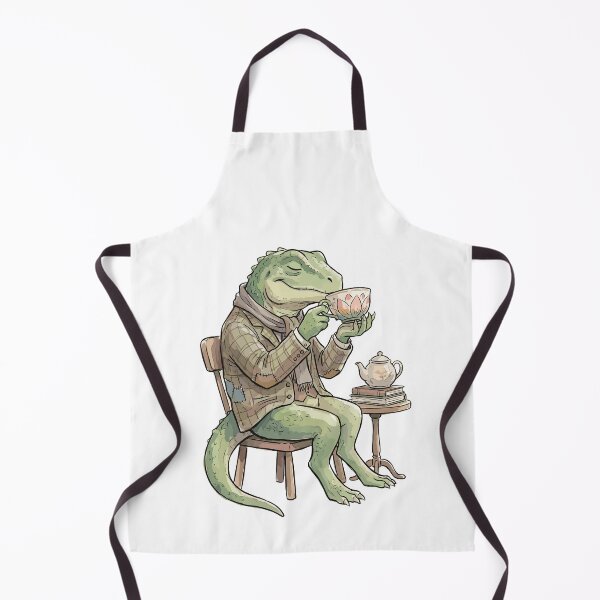 Item preview, Funny DnD RPG Monster: Tea-Time Lizardman designed and sold by bapupa.