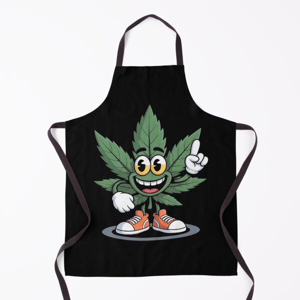 Item preview, Funny Cannabis Leaf as a Smiling Figure with joint designed and sold by Tatianamiobi.