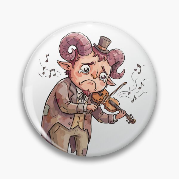 Item preview, Funny DnD RPG Monster: Tiefling's Tiny Violin designed and sold by bapupa.
