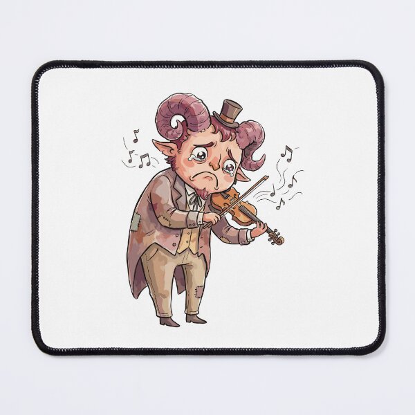Item preview, Funny DnD RPG Monster: Tiefling's Tiny Violin designed and sold by bapupa.