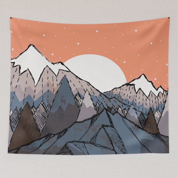 Item preview, Granite mountains designed and sold by Swadeillustrations.