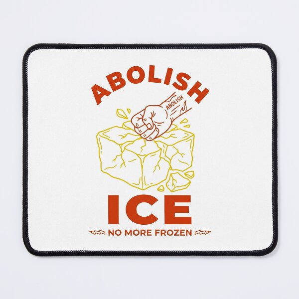 Item preview, Abolish ICE Fist Smashing Ice Block Political Protest Art designed and sold by zzz888.