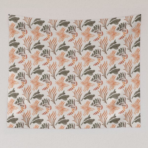 Item preview, Warm Watercolor Flourish Shapes designed and sold by Larify.