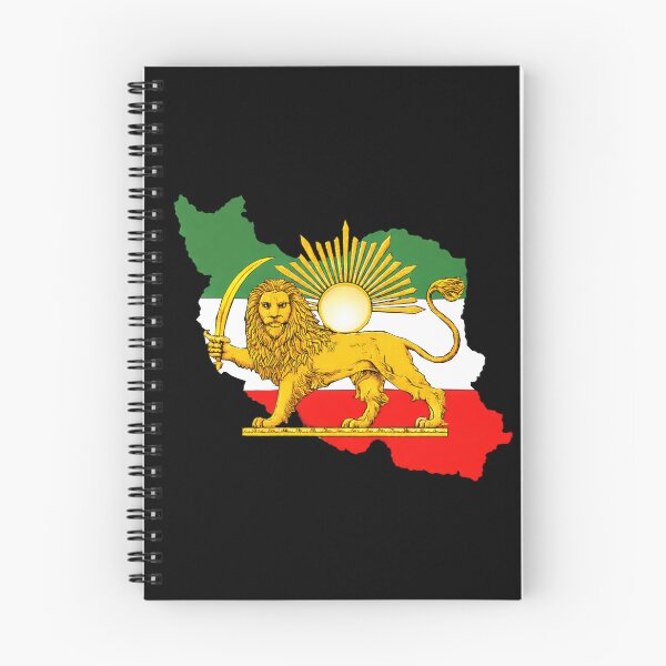 Item preview, Iran Flag Map with Lion and Sun Emblem, Vintage Persian Heritage designed and sold by Flag Outfit.