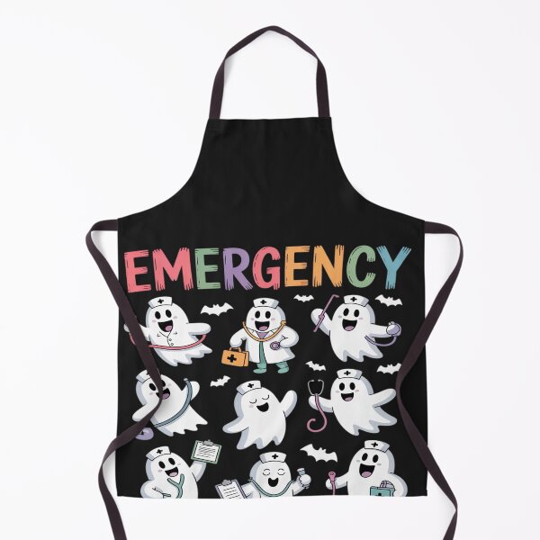 Item preview, Emergency Department Ghost ER Nurse Halloween Spooky Season designed and sold by BlueCreator-inc.