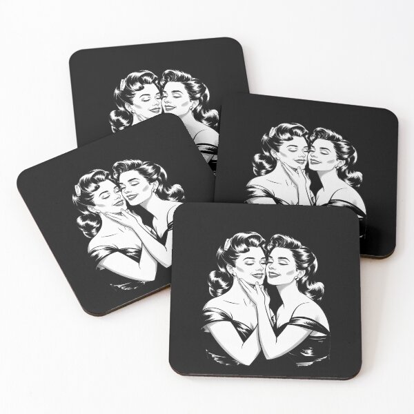 Item preview, Kissing Lesbian Women LGBT Queer Love Kiss Meme designed and sold by angolinnArt.
