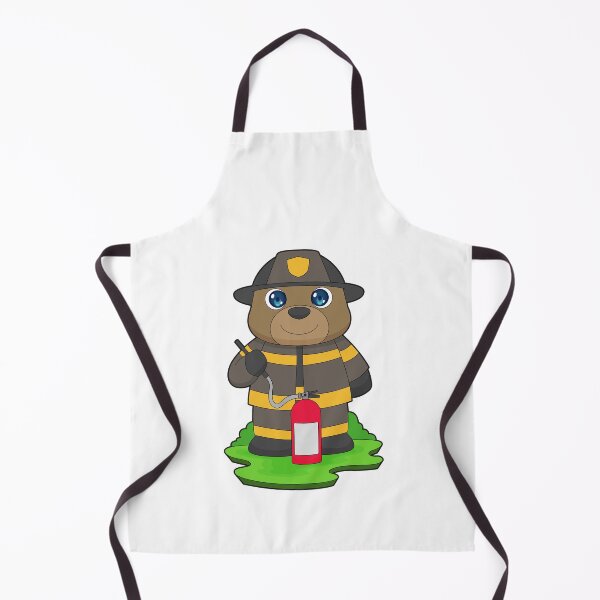 Item preview, Bear Firefighter Fire extinguisher Fire department designed and sold by Snabdesign84.