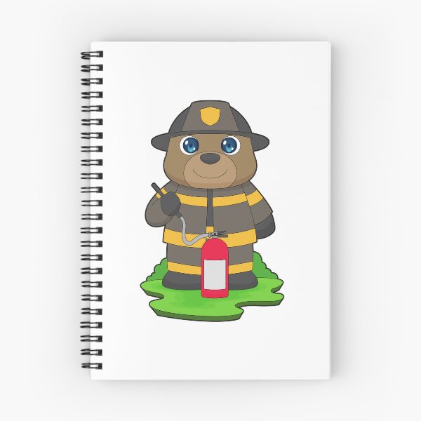 Item preview, Bear Firefighter Fire extinguisher Fire department designed and sold by Snabdesign84.