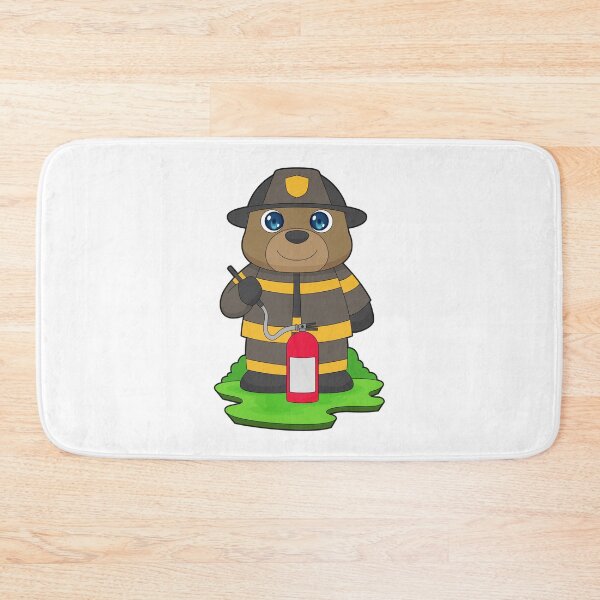 Item preview, Bear Firefighter Fire extinguisher Fire department designed and sold by Snabdesign84.