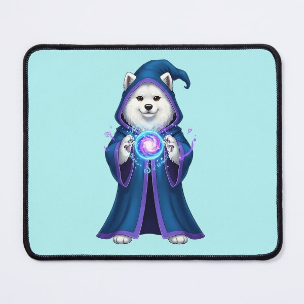 Item preview, Dog Mage Wizard T-Shirt & Sticker | Magical Canine Sorcerer Fantasy Art | RPG Animal Wizard designed and sold by ZyxDes.