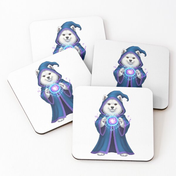 Item preview, Dog Mage Wizard T-Shirt & Sticker | Magical Canine Sorcerer Fantasy Art | RPG Animal Wizard designed and sold by ZyxDes.