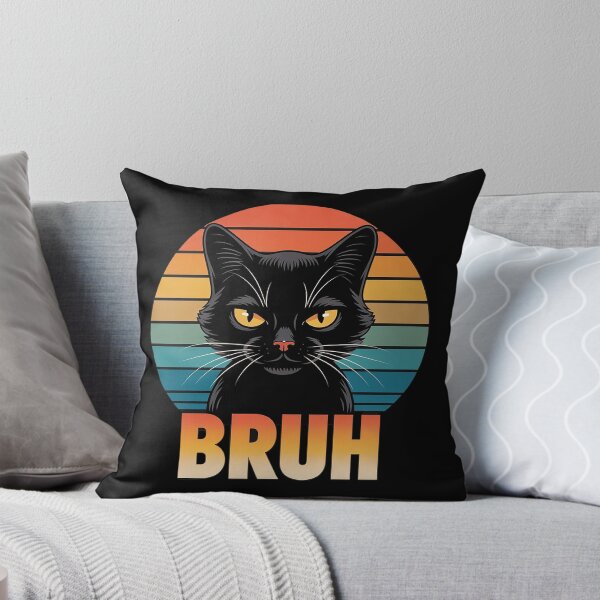 Item preview, Funny Cat Bruh designed and sold by Tatianamiobi.