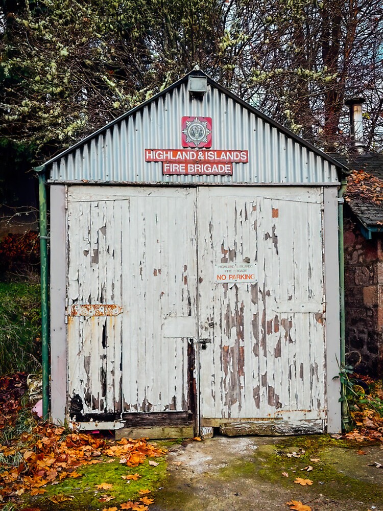 Thumbnail 4 of 4, iPhone Case, Strathpeffer Fire Station designed and sold by RJWImages.
