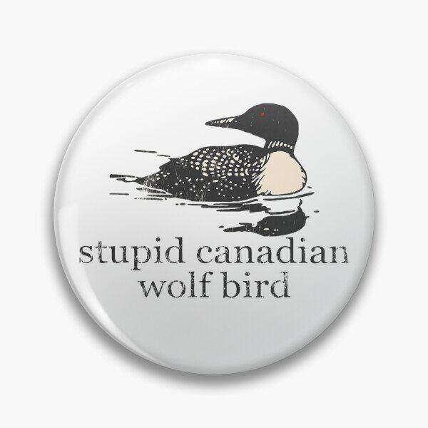 Item preview, Hockey Romance LGBT Hockey Fan Stupid Canadian Wolf Bird designed and sold by KevinorNorris.