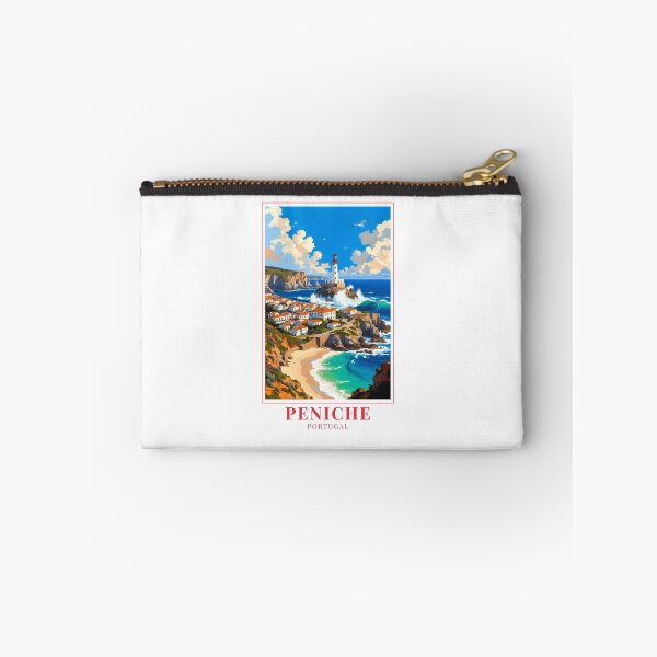 Item preview, Peniche Portugal Coastal Town Landscape Travel Art designed and sold by MapMyMiles.