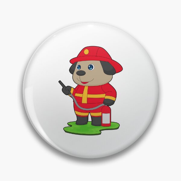 Item preview, Dog Firefighter Fire extinguisher Fire department designed and sold by Snabdesign84.
