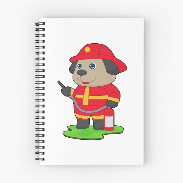 Item preview, Dog Firefighter Fire extinguisher Fire department designed and sold by Snabdesign84.