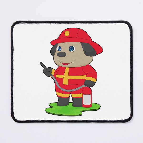 Item preview, Dog Firefighter Fire extinguisher Fire department designed and sold by Snabdesign84.