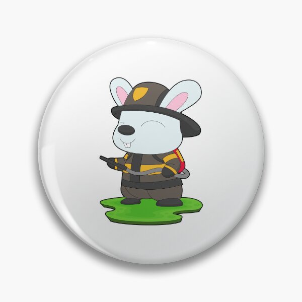 Item preview, Rabbit Firefighter Fire extinguisher Fire department designed and sold by Snabdesign84.