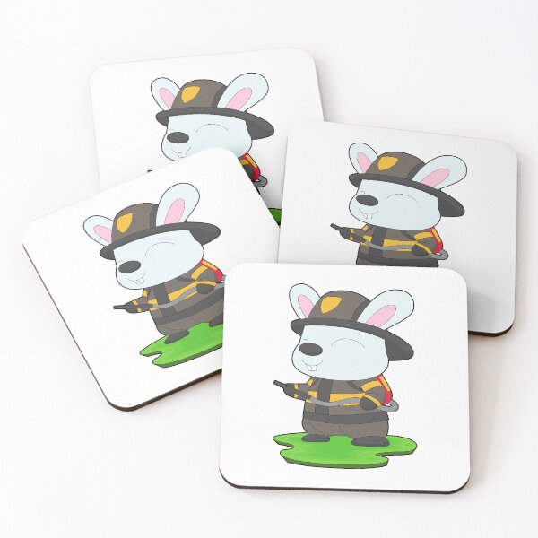 Item preview, Rabbit Firefighter Fire extinguisher Fire department designed and sold by Snabdesign84.