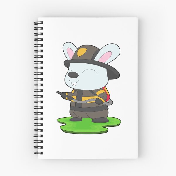 Item preview, Rabbit Firefighter Fire extinguisher Fire department designed and sold by Snabdesign84.