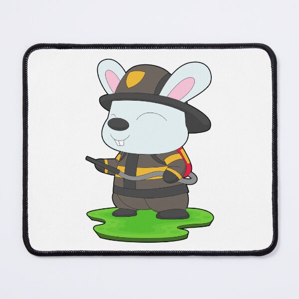 Item preview, Rabbit Firefighter Fire extinguisher Fire department designed and sold by Snabdesign84.