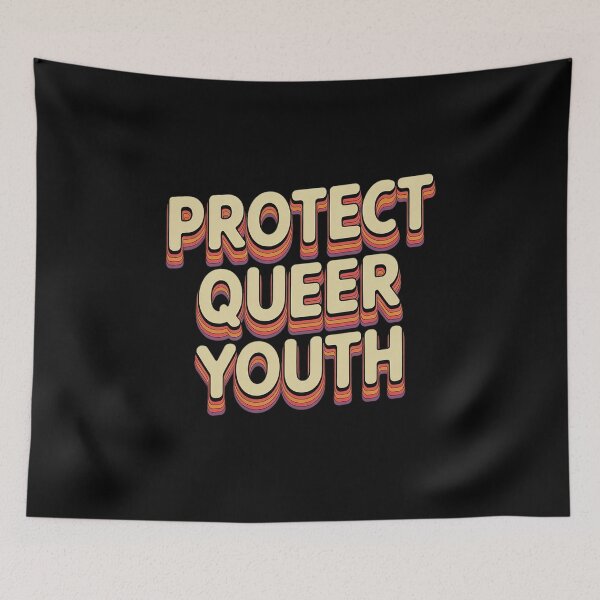 Item preview, Protect Queer Youth Rainbow LGBT Rights Pride designed and sold by angolinnArt.