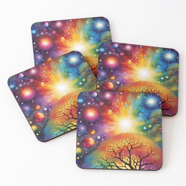 Item preview, Colorful Space Tree designed and sold by CalmnessbyChoice.