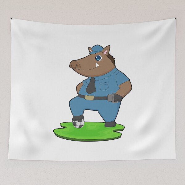 Item preview, Boar Cop Soccer Police designed and sold by Snabdesign84.