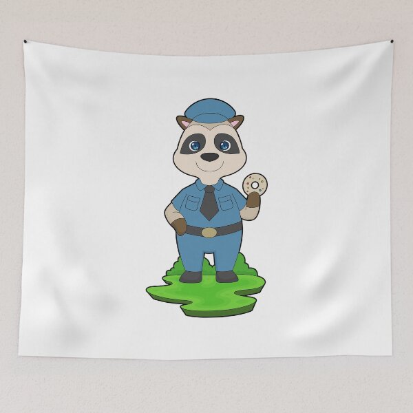 Item preview, Meerkat Cop Donut Police designed and sold by Snabdesign84.