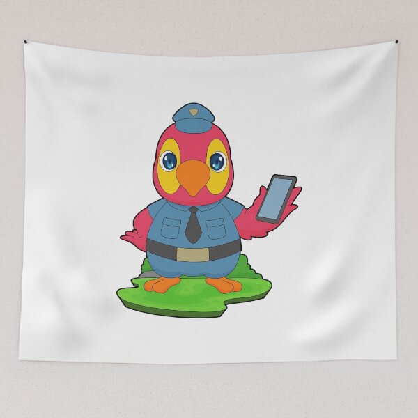 Item preview, Parrot Cop Smartphone Police designed and sold by Snabdesign84.