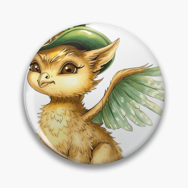 Item preview, Cute Baby Griffin in Leprechaun Hat St Patricks Day Watercolor designed and sold by AQUILAKREO.