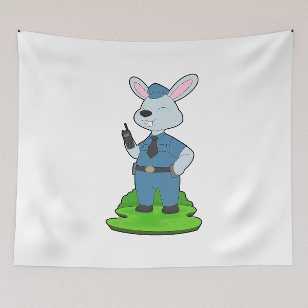 Item preview, Rabbit Cop Microphone Police designed and sold by Snabdesign84.