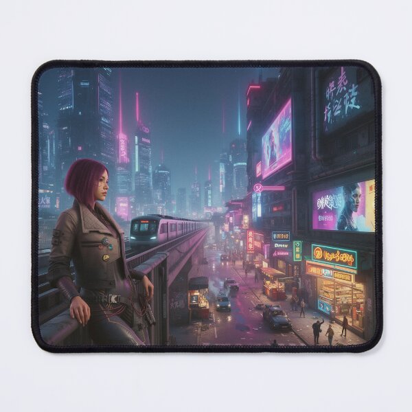 Item preview, Cyberpunk Night City, Songbird thinks about the future designed and sold by aykiradesigns.