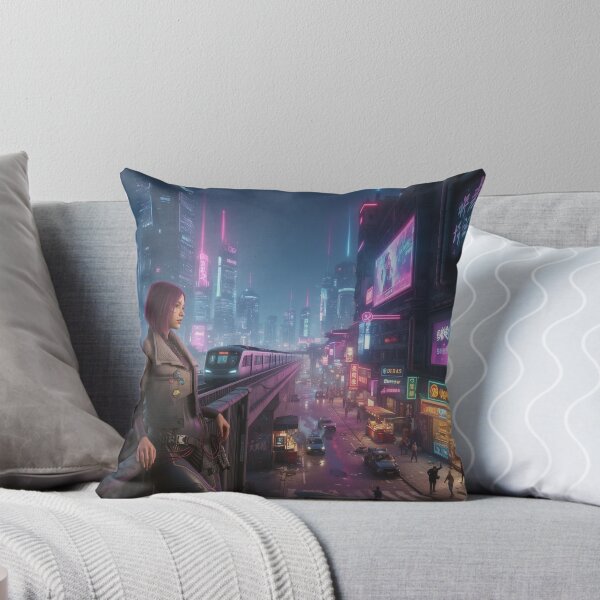 Item preview, Cyberpunk Night City, Songbird thinks about the future designed and sold by aykiradesigns.