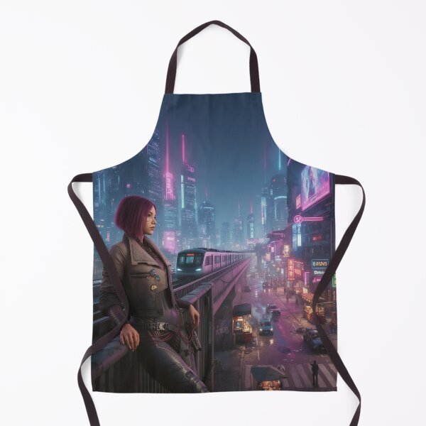 Item preview, Cyberpunk Night City, Songbird thinks about the future designed and sold by aykiradesigns.
