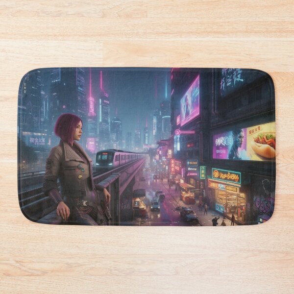 Item preview, Cyberpunk Night City, Songbird thinks about the future designed and sold by aykiradesigns.
