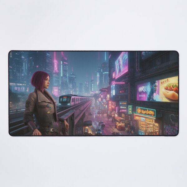 Item preview, Cyberpunk Night City, Songbird thinks about the future designed and sold by aykiradesigns.