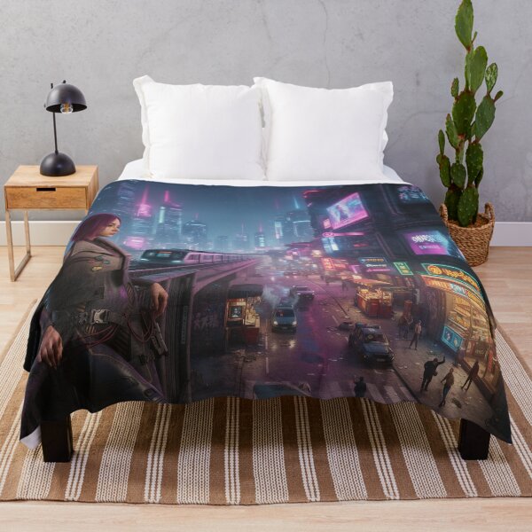 Item preview, Cyberpunk Night City, Songbird thinks about the future designed and sold by aykiradesigns.