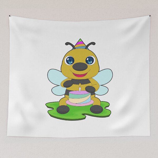 Item preview, Bee Birthday Cake designed and sold by Snabdesign84.