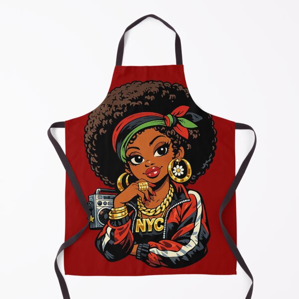 Item preview, Cute Hip Hop Blaxploitation Girl Cartoon Style designed and sold by Arte Cartoon From TagTeam Group.