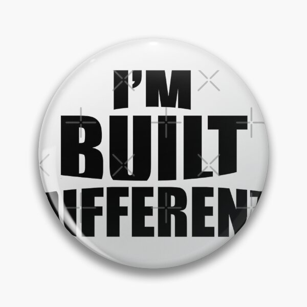 Item preview, Built Different – Bold Confidence Statement Design designed and sold by MarketInk/Shop.