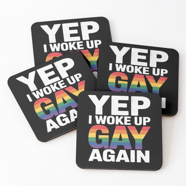 Item preview, Woke Up Gay - Pride Rainbow Queer Gay CSD Party LGBTQ designed and sold by angolinnArt.